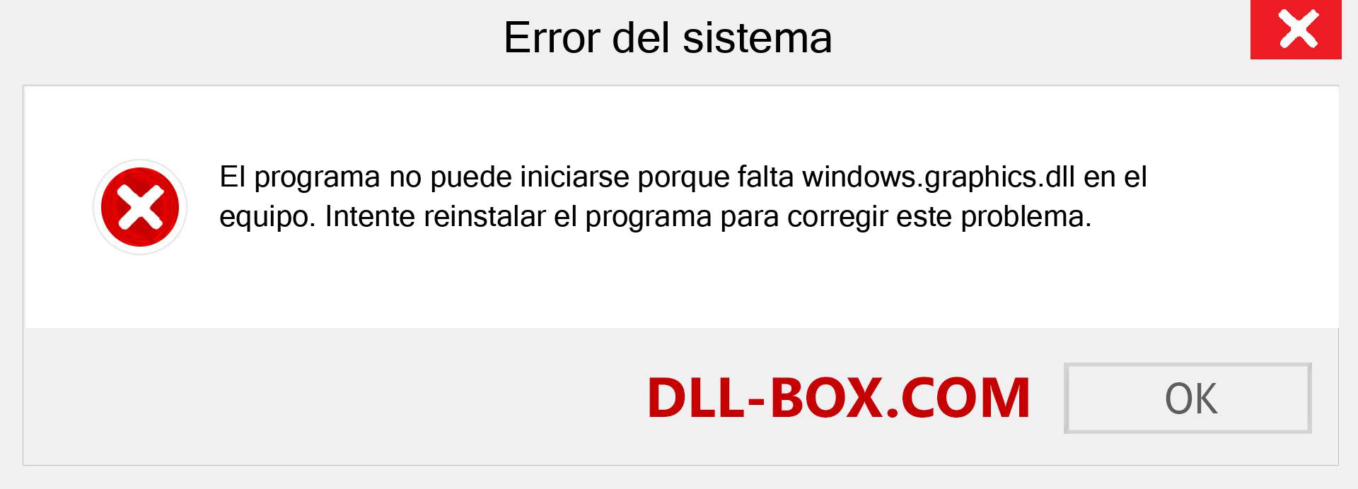 ¿Falta el archivo windows.graphics.dll ?. Descargar para Windows 7, 8, 10 - Corregir windows.graphics dll Missing Error en Windows, fotos, imágenes